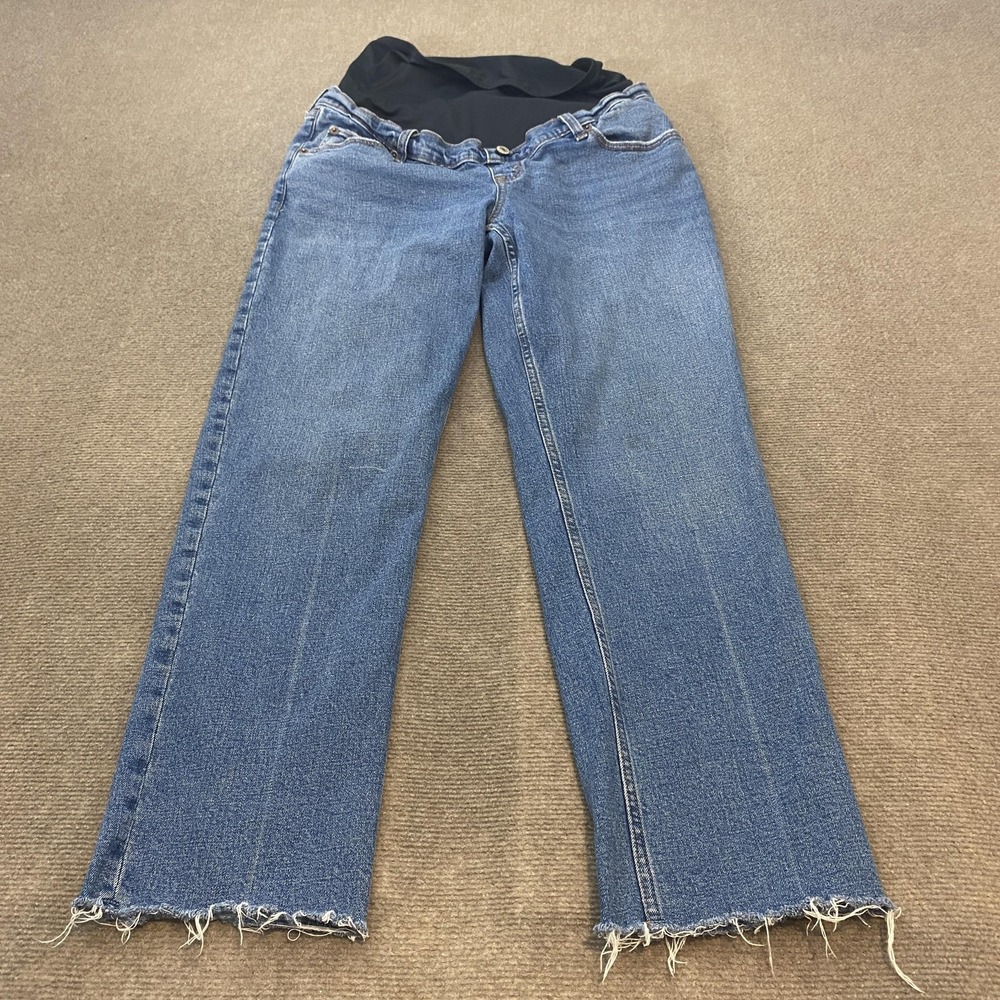 Abercrombie & Fitch Blue Straight Leg Jeans